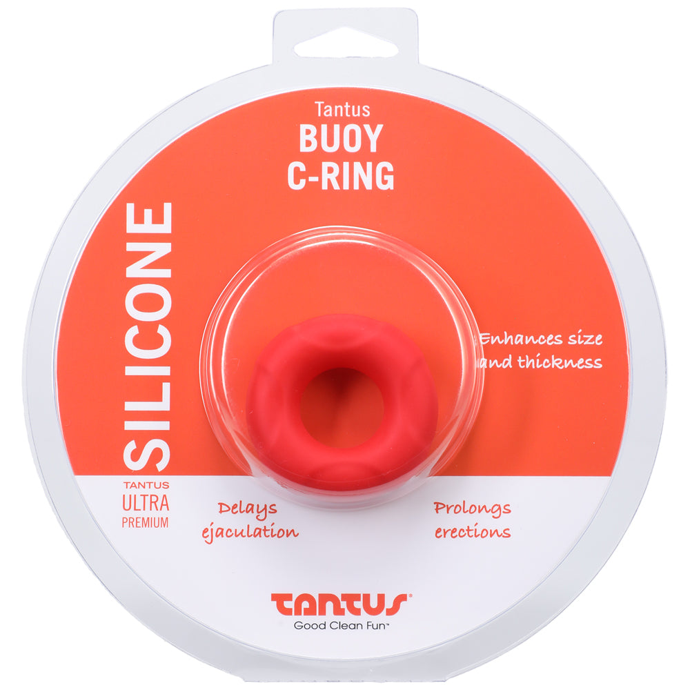 Buoy C-Ring Medium Crimson | 19213853549 | Discreet Personal Wellness