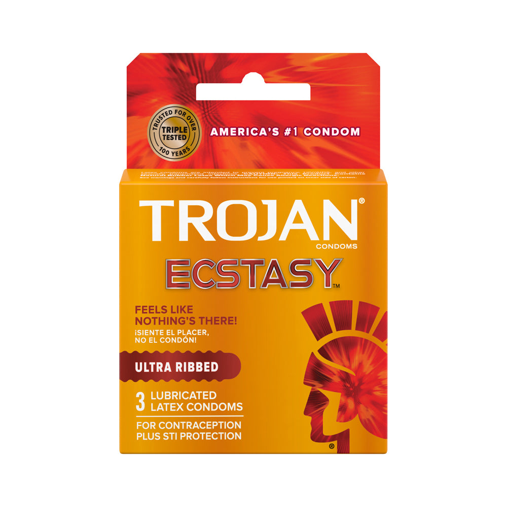 Trojan Ecstasy 3Pk Ultrasmooth | 22600947219 | Discreet Personal Wellness