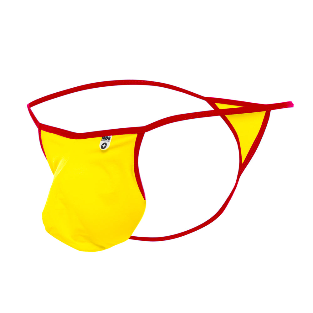 Magic Pouch Thong Yellow S/M | 47393585059 | Discreet Personal Wellness