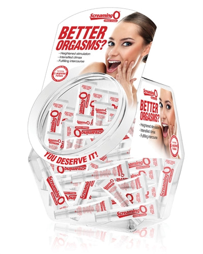 Screaming O Climax Cream In Candy Bowl 48 Ct Display | 20817483010600 | Discreet Personal Wellness
