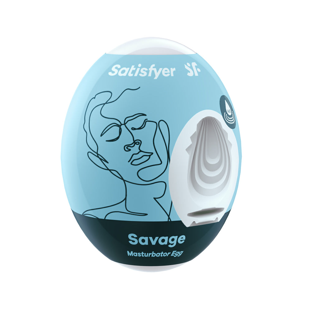 Masturbator Egg Single Savage | 4049369043415 | Discreet Personal Wellness