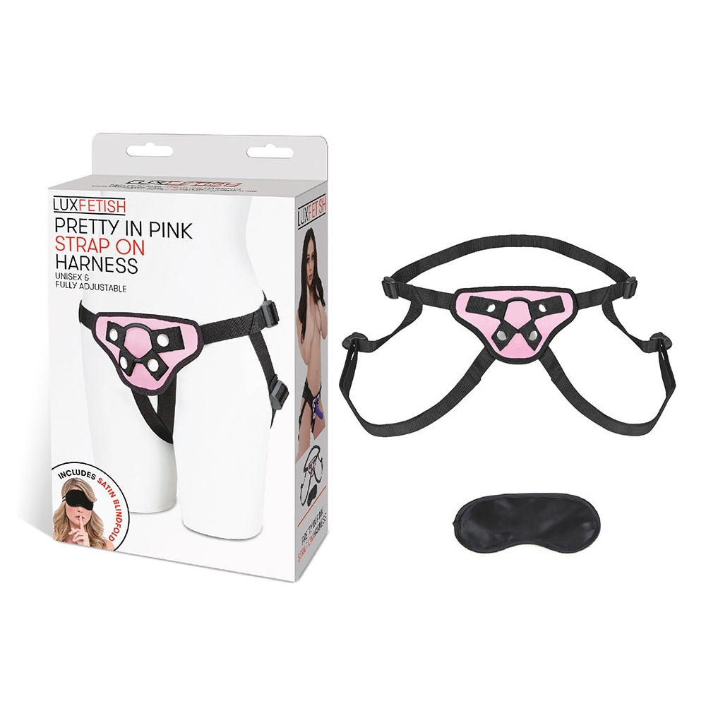 Pretty In Pink Strap-On Harness | 4890808062166 | Discreet Personal Wellness