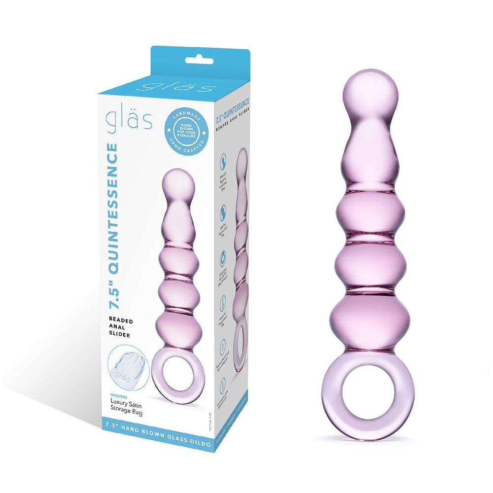 Quintessence Beaded Anal Slider | 4890808063330 | Discreet Personal Wellness