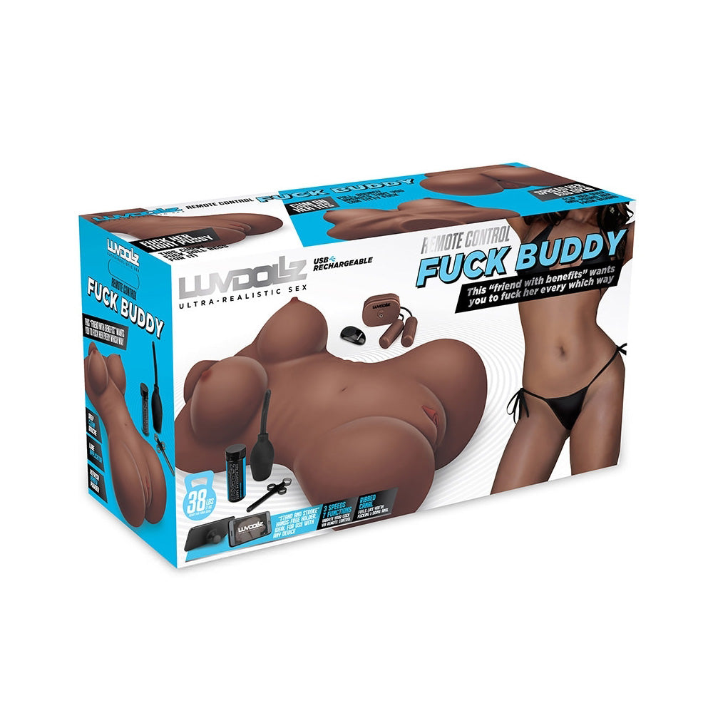 Luv Dollz Remote Control fun Buddy Mocha | 4890808243398 | Discreet Personal Wellness