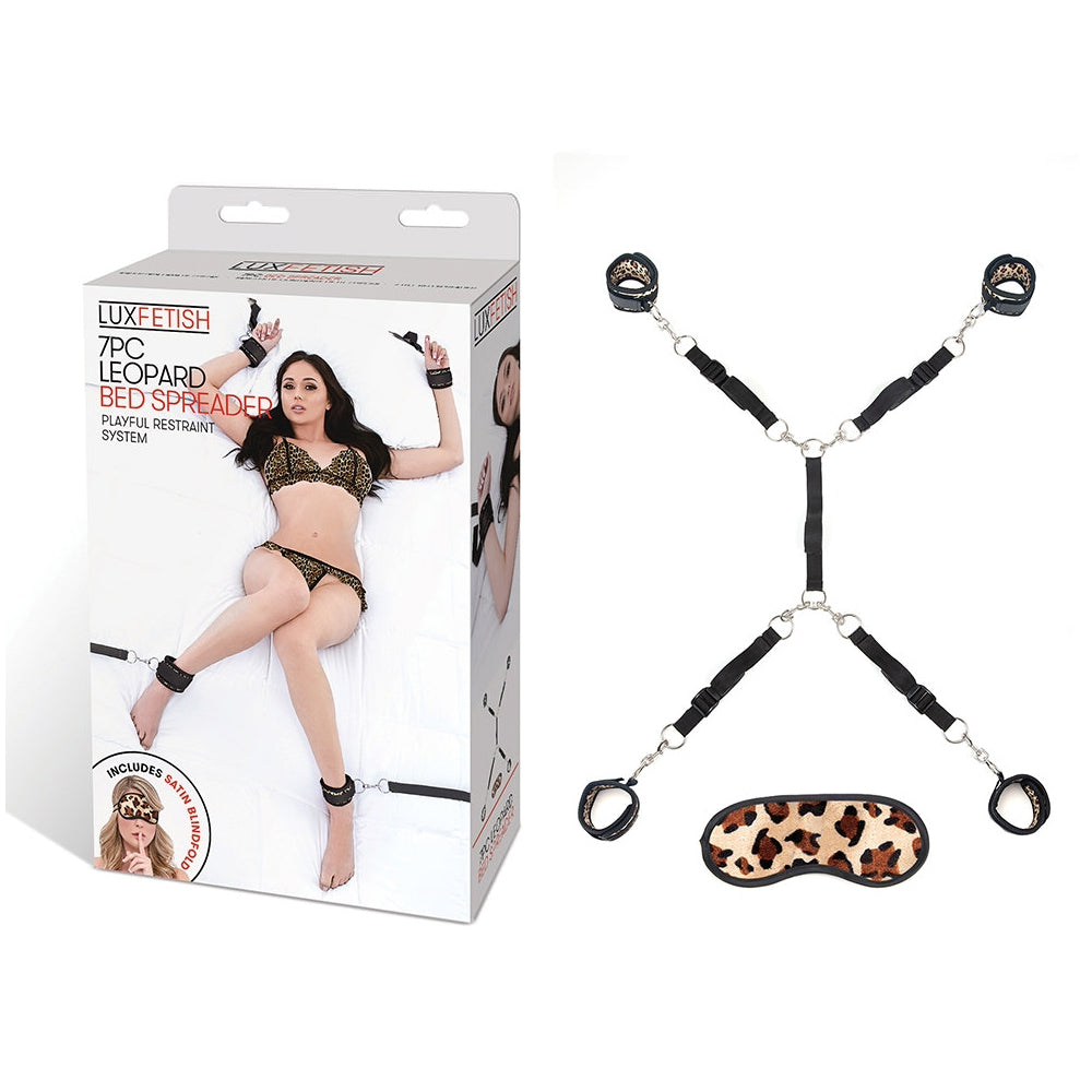 7 Pc Bed Spreader Leopard | 4890808263396 | Discreet Personal Wellness