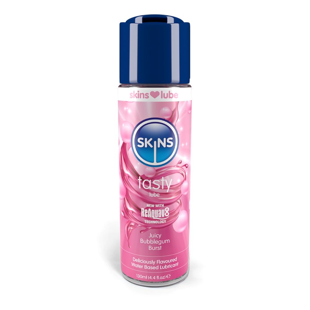 Skins Bubblegum Water Based Lubricant 4.4 oz. | 5037353005678 | Discreet Personal Wellness