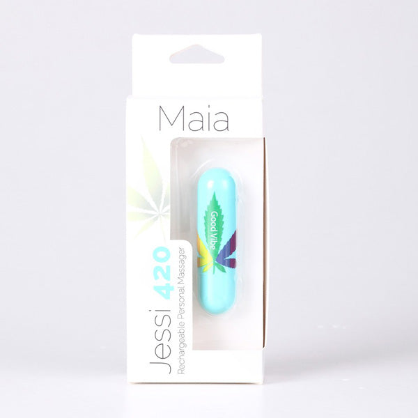 Maia Jessi 420 Blue Mini Bullet | 5060311472717 | Discreet Personal Wellness