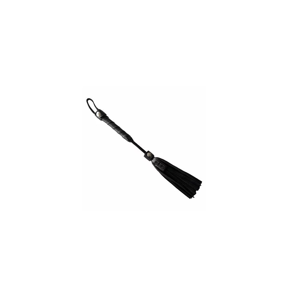 Short Leather Flogger Black | 5060404819511 | Discreet Personal Wellness