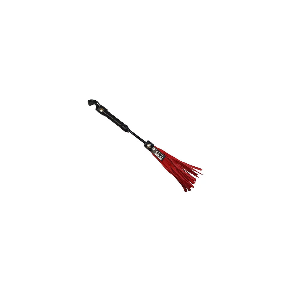 Short Leather Flogger Red | 5060404819528 | Discreet Personal Wellness
