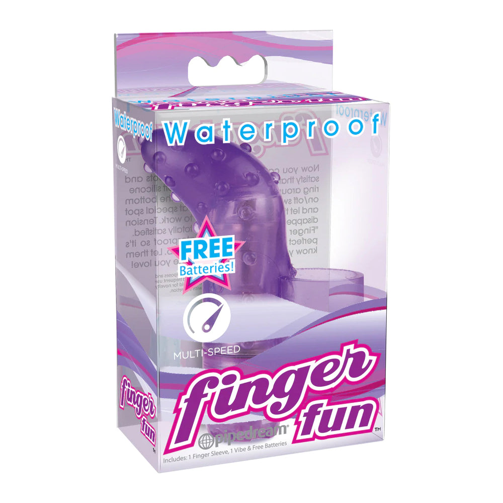 Waterproof Finger Fun Purple | 603912155280 | Discreet Personal Wellness