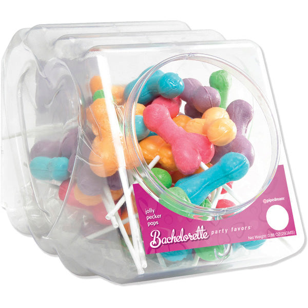 Bachelorette Party Favors Jolly Pecker Pops Display | 603912255867 | Discreet Personal Wellness