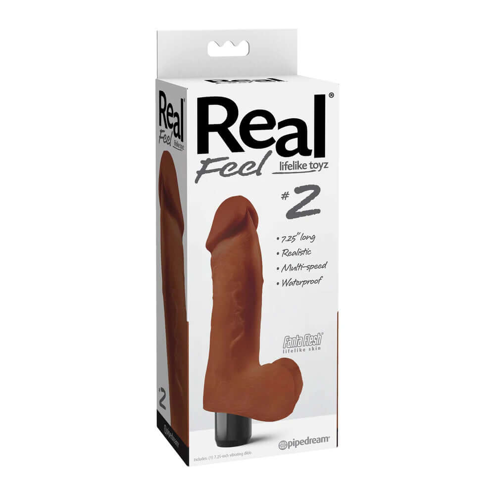 Real Feel Lifelike Toyz No. 2 Brown | 603912314748 | Discreet Personal Wellness