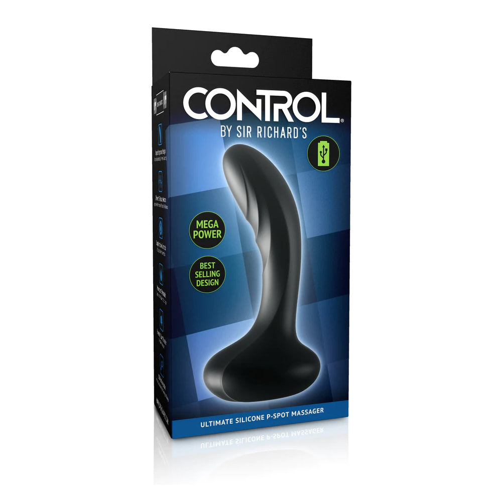 Control By Sir Richard's Ultimate Silicone P-Spot Massager | 603912755497 | Discreet Personal Wellness