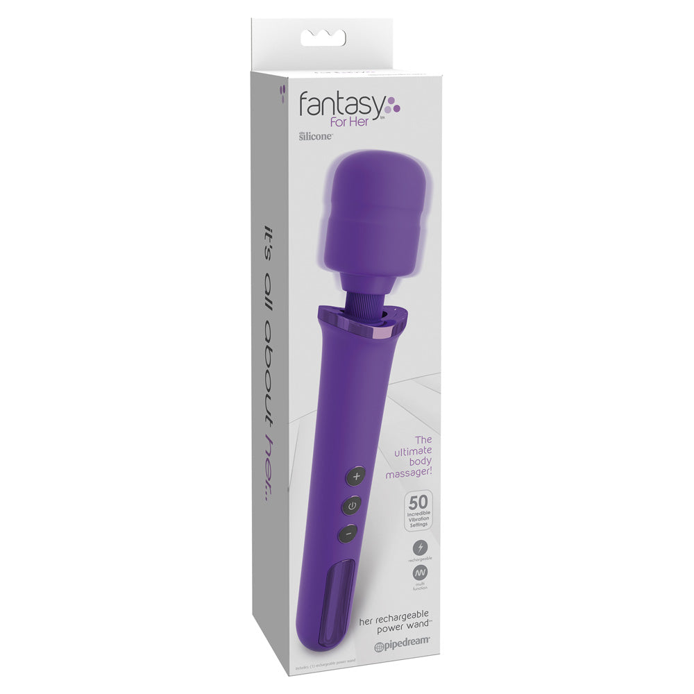 Fantasy For Her Her Rechargeable Power Wand | 603912759570 | Discreet Personal Wellness