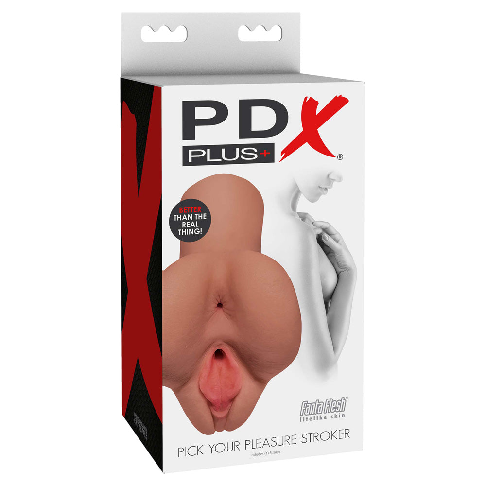 Pdx Plus Pick Your Pleasure Stroker Tan | 603912764383 | Discreet Personal Wellness