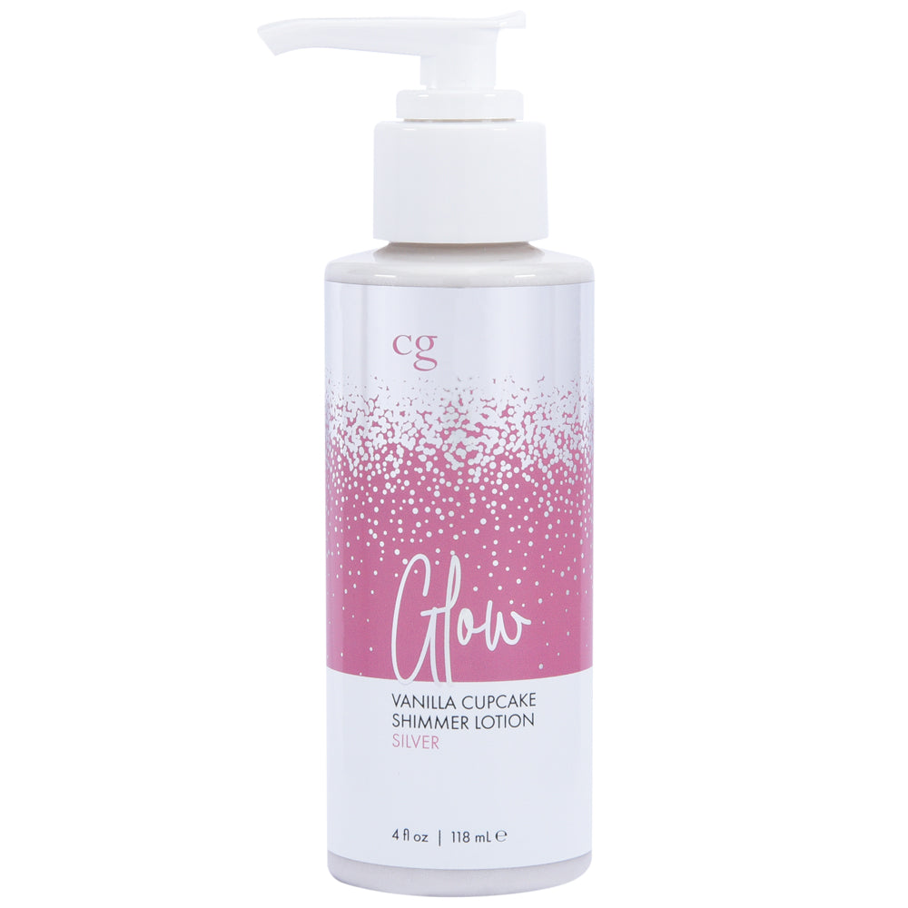 Cgc Vanilla Cupcake Fragranced Shimmer Lotion Silver 4 oz. | 638258904476 | Discreet Personal Wellness