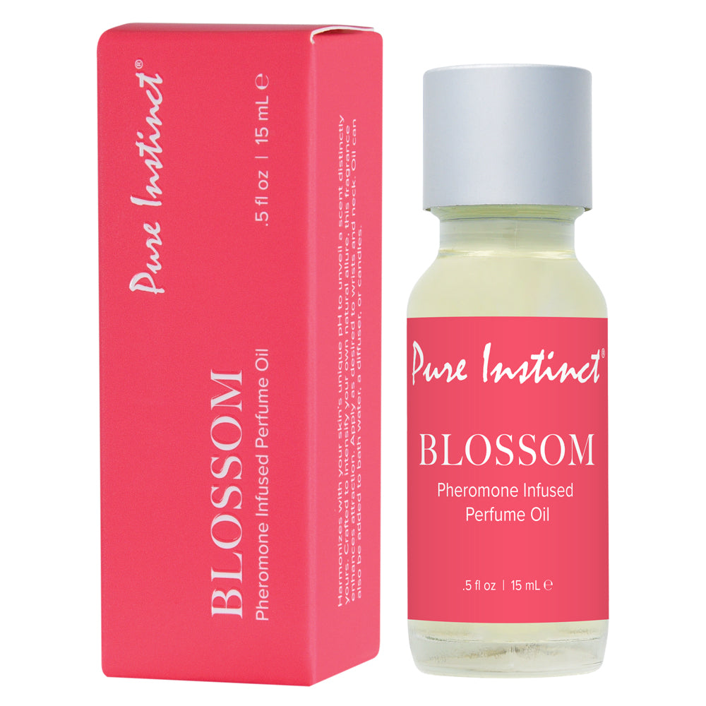 Pure Instinct Pheromone Perfume Oil Blossom Dropper 0.5 oz. | 638258906098 | Discreet Personal Wellness