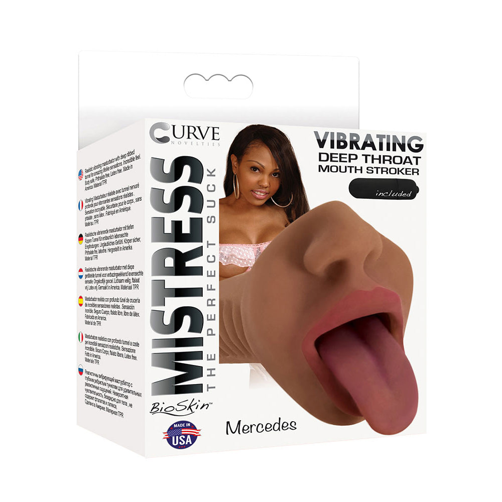Mistress Mercedes Chocolate Mouth Stroker | 642610430664 | Discreet Personal Wellness
