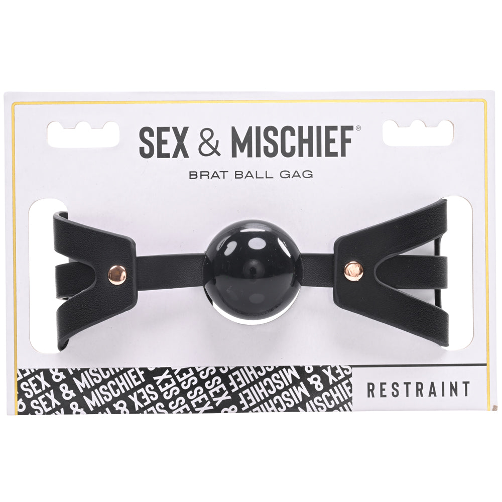 S&M Brat Ball Gag | 646709098421 | Discreet Personal Wellness