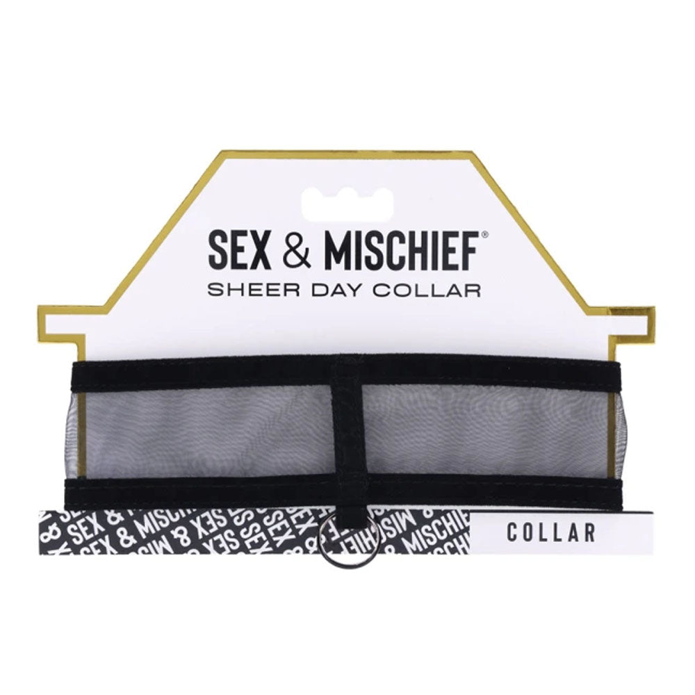 S&M Sheer Day Collar | 646709098513 | Discreet Personal Wellness