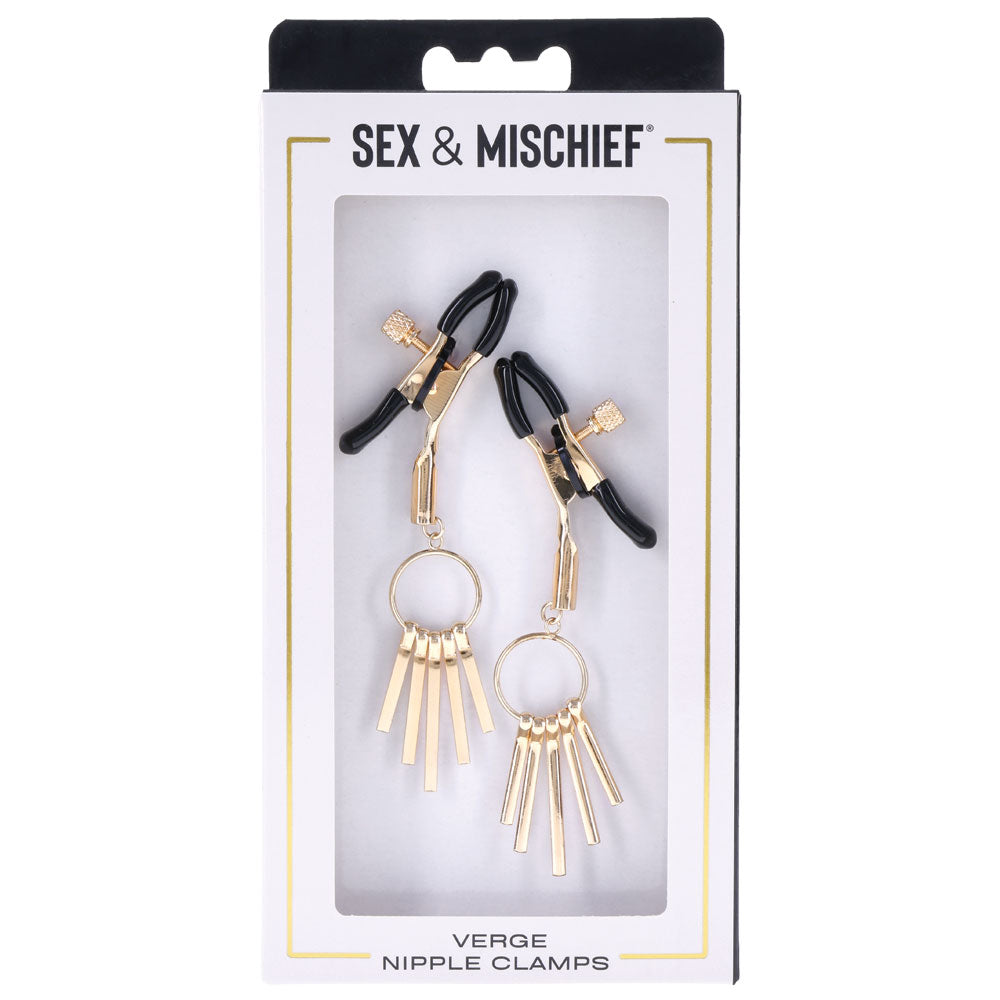 S&M Verge Nipple Clamps | 646709098568 | Discreet Personal Wellness