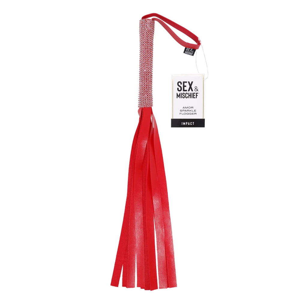 S&M Amor Sparkle Flogger | 646709099558 | Discreet Personal Wellness