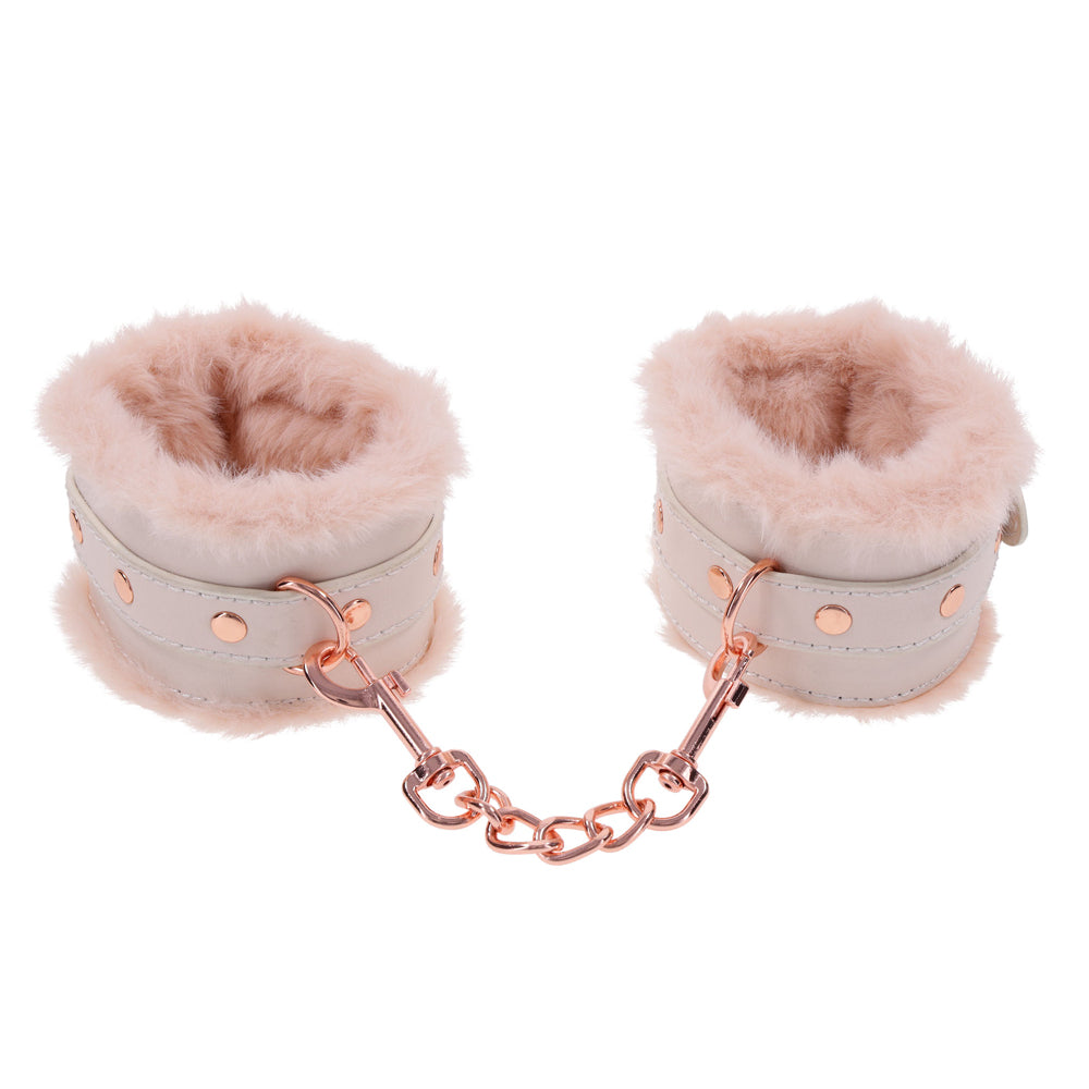 Peaches 'N CreaMe Fur Handcuffs | 646709099602 | Discreet Personal Wellness
