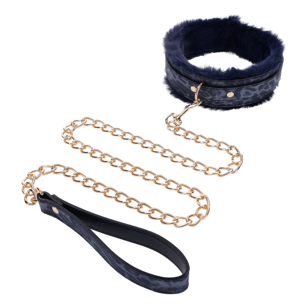 Cougar Fur Collar & Leash | 646709099725 | Discreet Personal Wellness