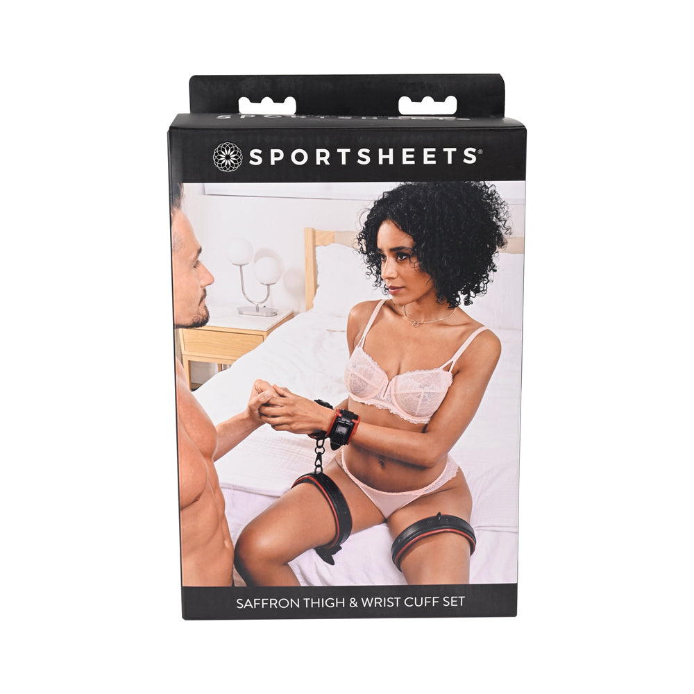 Saffron Thigh & Wrist Cuff Set | 646709480172 | Discreet Personal Wellness