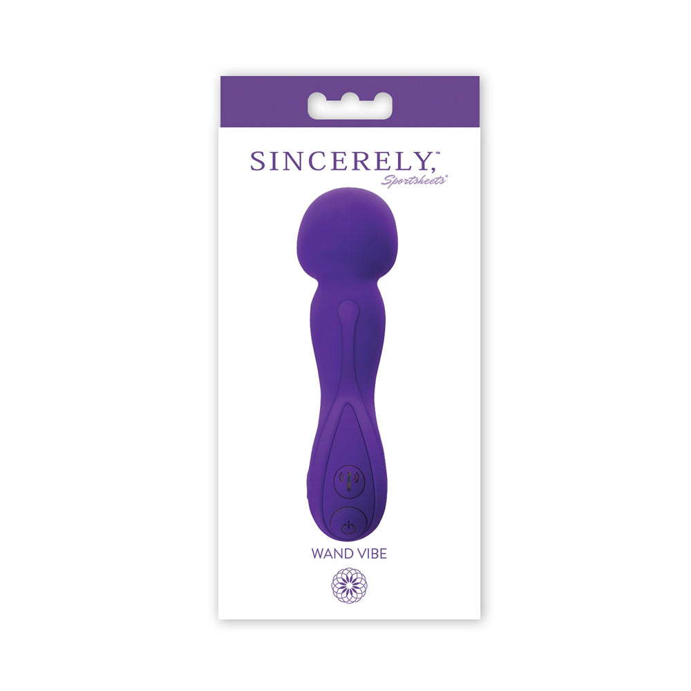 Sincerely Wand Vibe-Purple | 646709520663 | Discreet Personal Wellness
