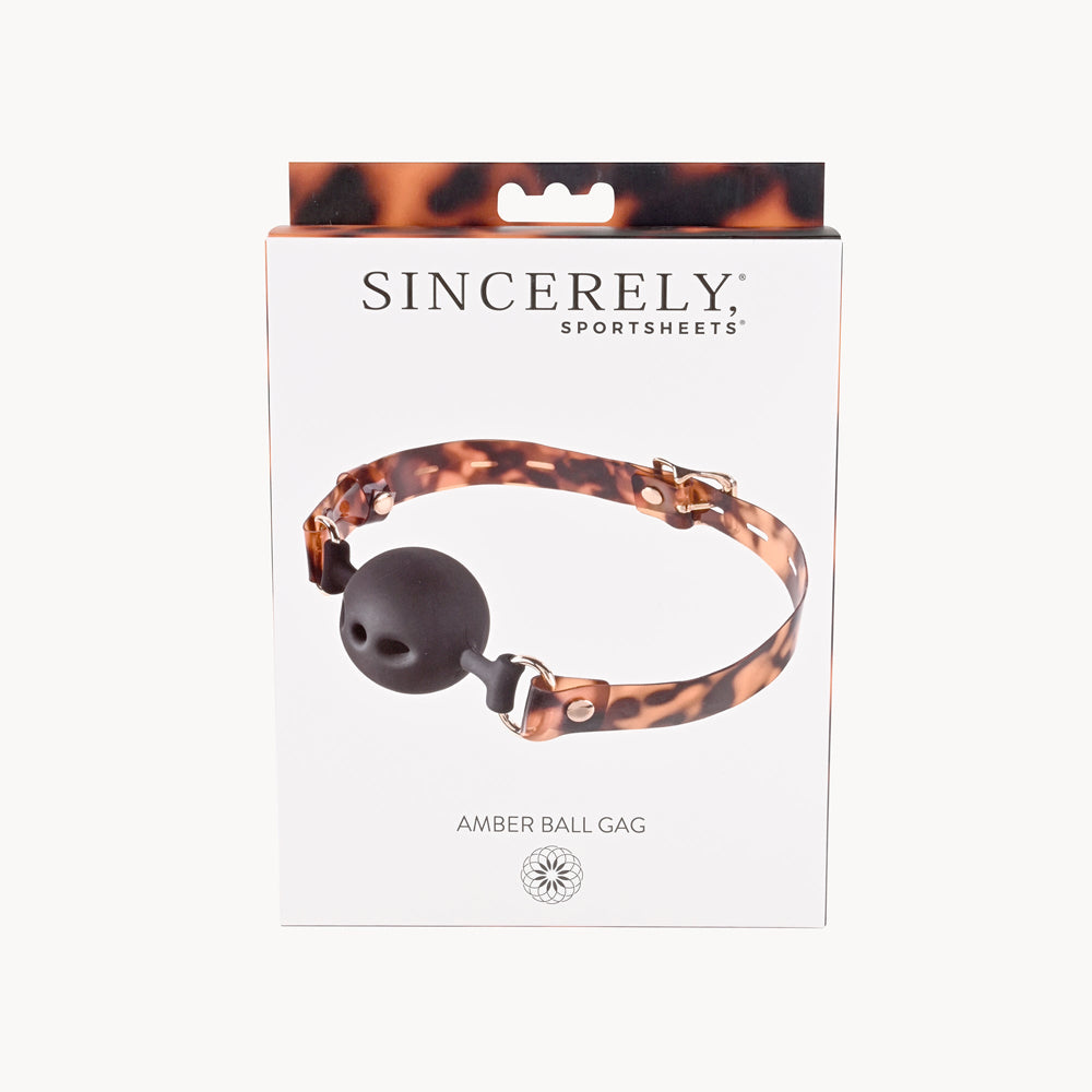Amber Ball Gag | 646709521028 | Discreet Personal Wellness