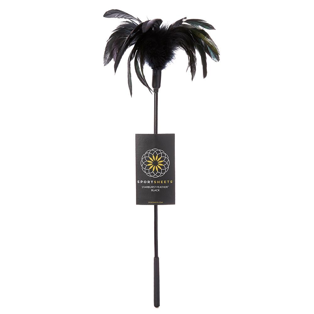 Starburst Tickler - Black | 646709720018 | Discreet Personal Wellness