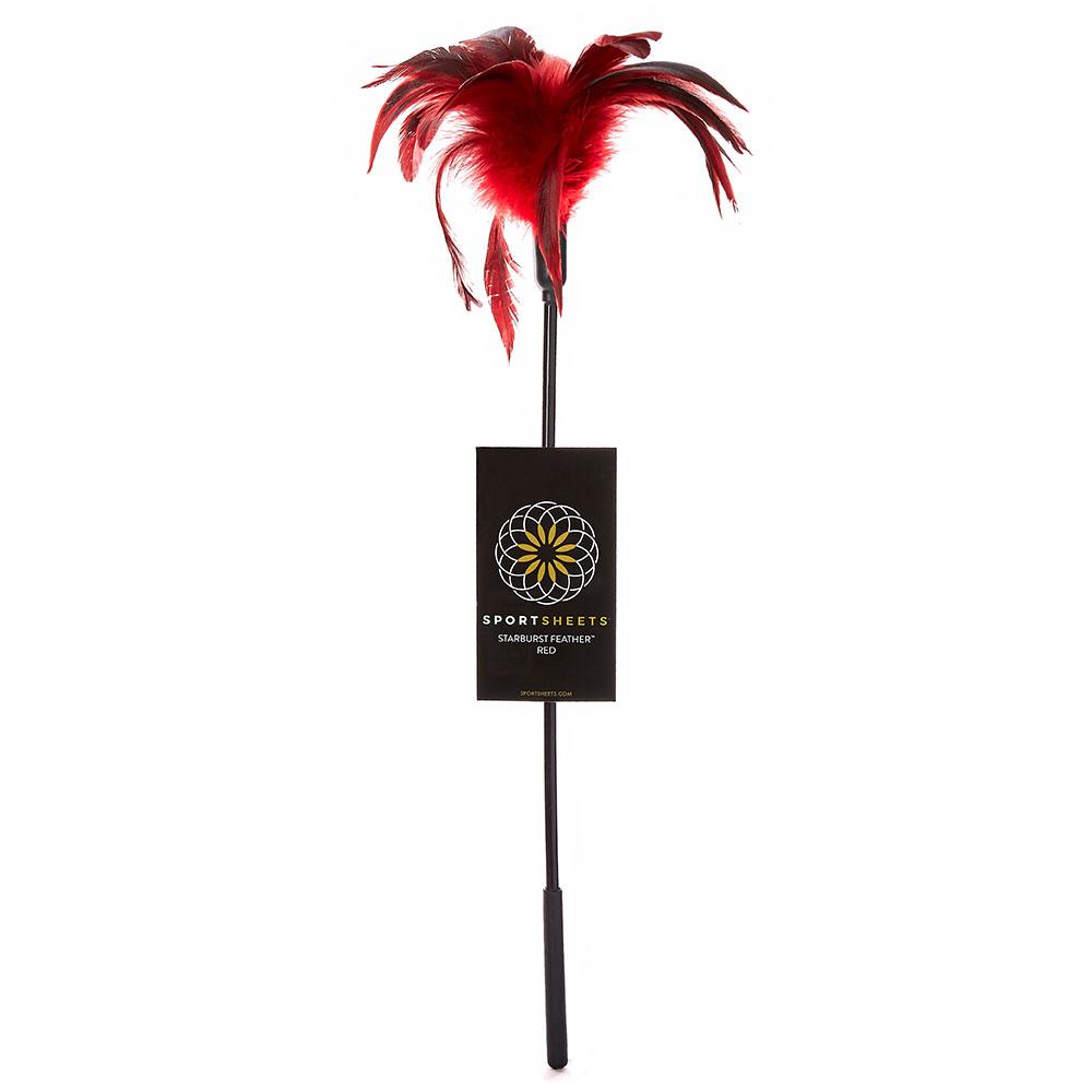 Starburst Tickler - Red | 646709720032 | Discreet Personal Wellness