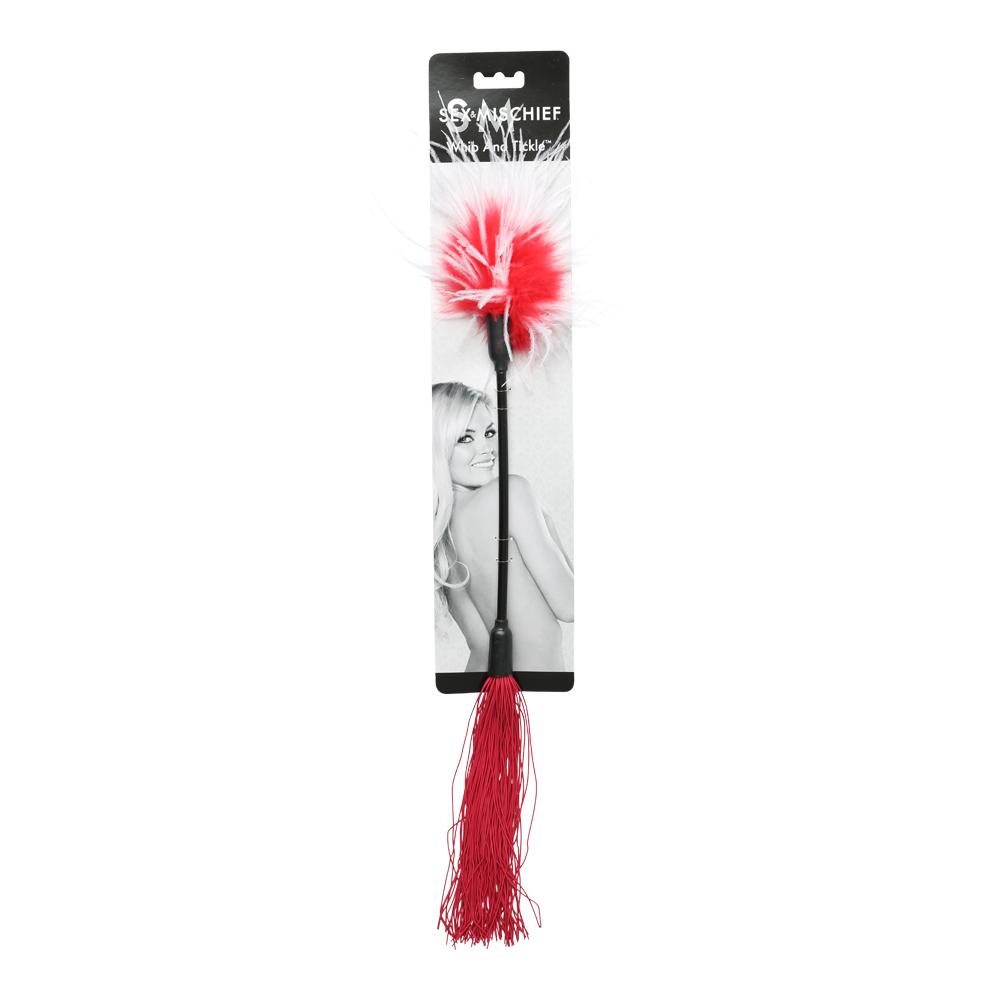 Whipper Tickler (Red & White) | 646709760267 | Discreet Personal Wellness
