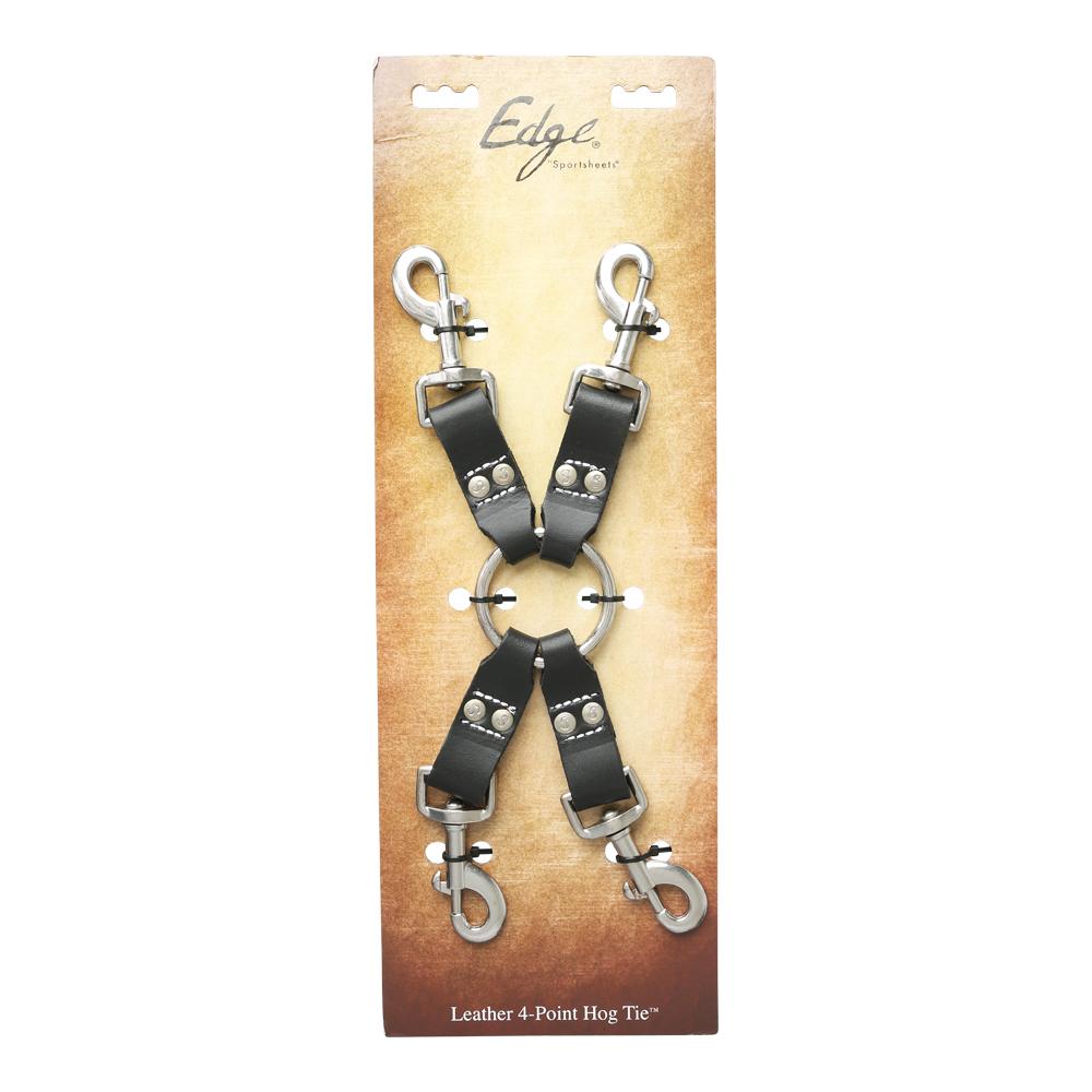 Edge Leather 4 Point Hog Tie | 646709980009 | Discreet Personal Wellness