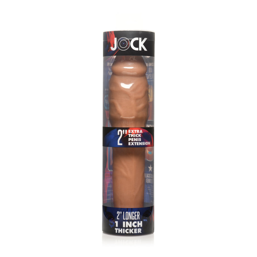 Jock Extra Thick 2" Penis Extension Sleeve Medium | 653078943856 | Discreet Personal Wellness