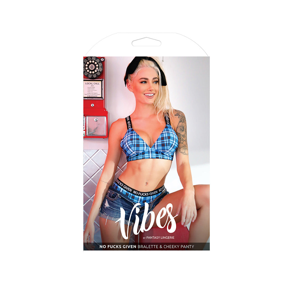 No funs Given Bralette & Cheeky Panty - M/L Boxed | 657447081736 | Discreet Personal Wellness