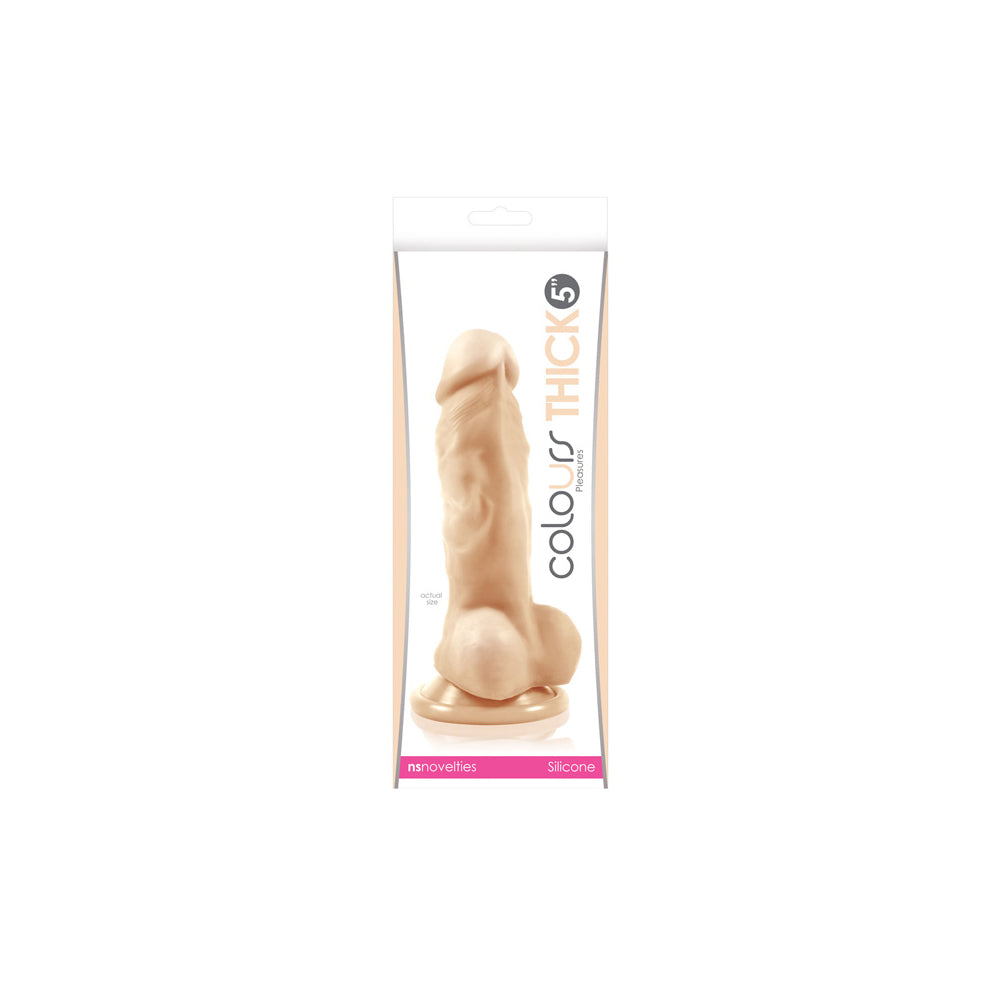 Colours Pleasures - Thick 5" - White | 657447095672 | Discreet Personal Wellness