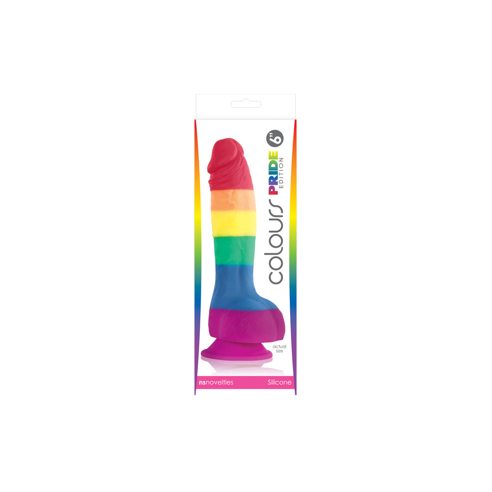 Colours Pride Edition 6" Penis | 657447097171 | Discreet Personal Wellness