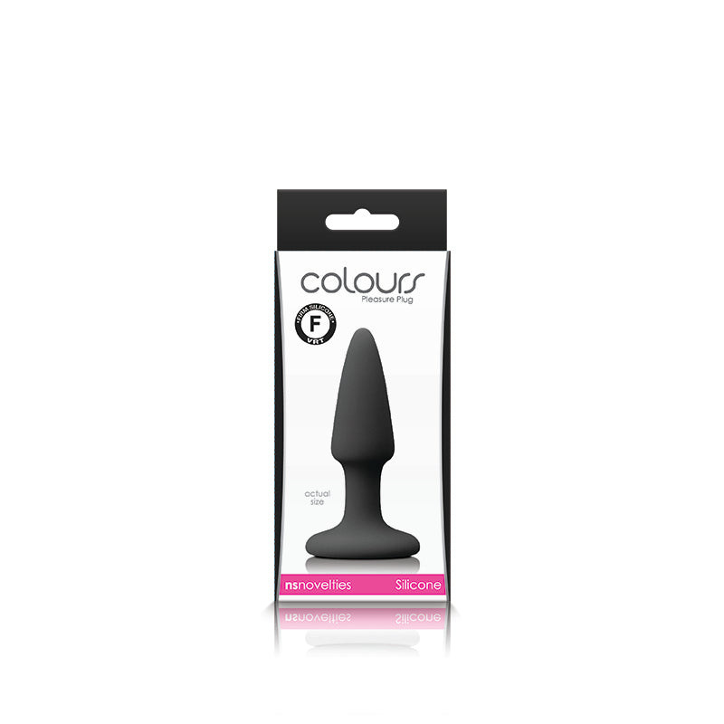 Colours Pleasures Mini Plug Black | 657447101830 | Discreet Personal Wellness
