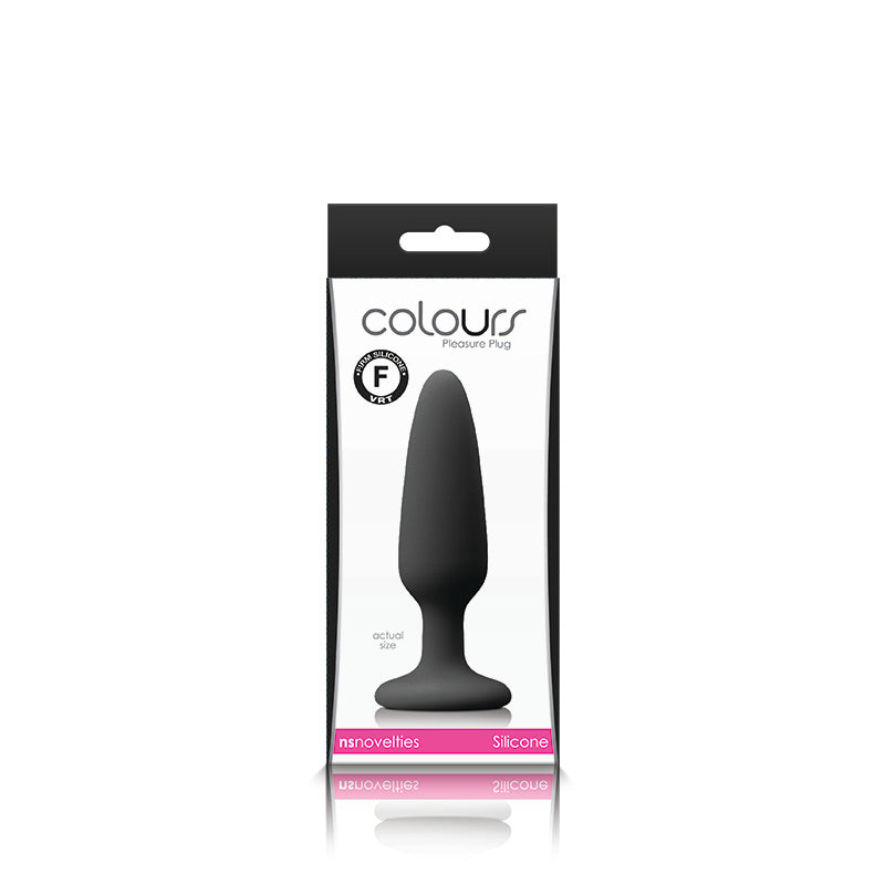 Colours Pleasures Small Plug Black | 657447101885 | Discreet Personal Wellness
