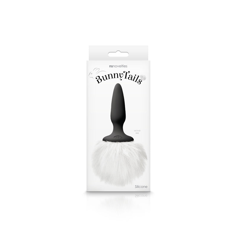 Bunny Tails Mini White Fur | 657447102479 | Discreet Personal Wellness