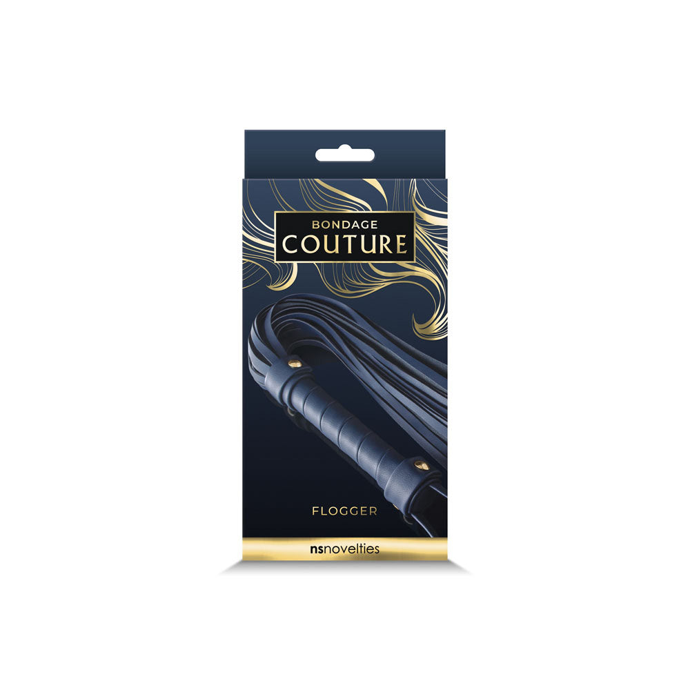 Bondage Couture Flogger Blue | 657447103247 | Discreet Personal Wellness