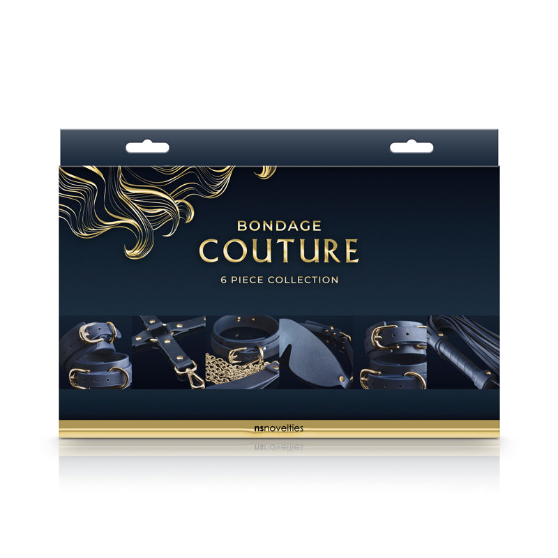 Bondage Couture 6 Piece Kit Blue | 657447103544 | Discreet Personal Wellness