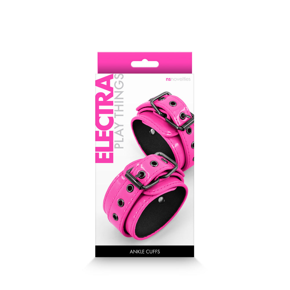 Electra Ankle Cuffs Pink | 657447105104 | Discreet Personal Wellness