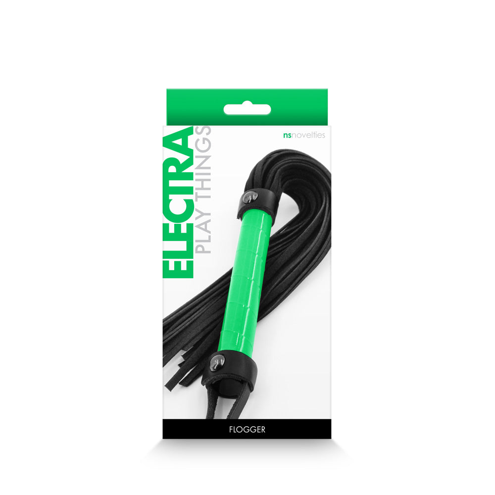 Electra Flogger Green | 657447105159 | Discreet Personal Wellness