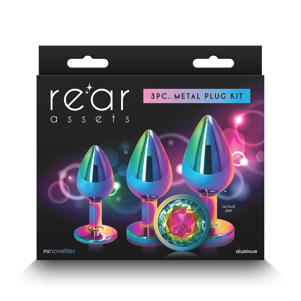Rear Assets Trainer Kit Multicolor Rainbow Gem | 657447105319 | Discreet Personal Wellness