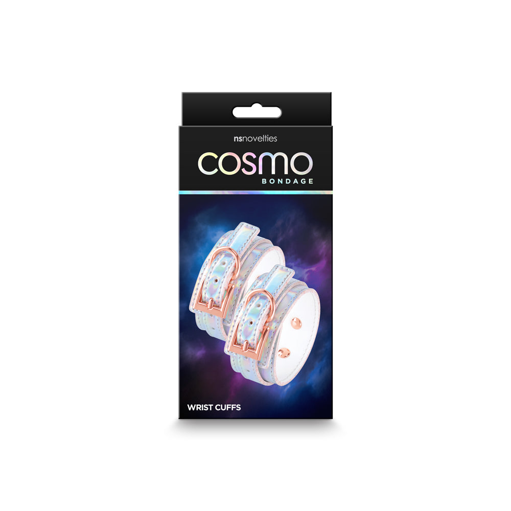 Cosmo Bondage Wrist Cuffs Rainbow | 657447105678 | Discreet Personal Wellness