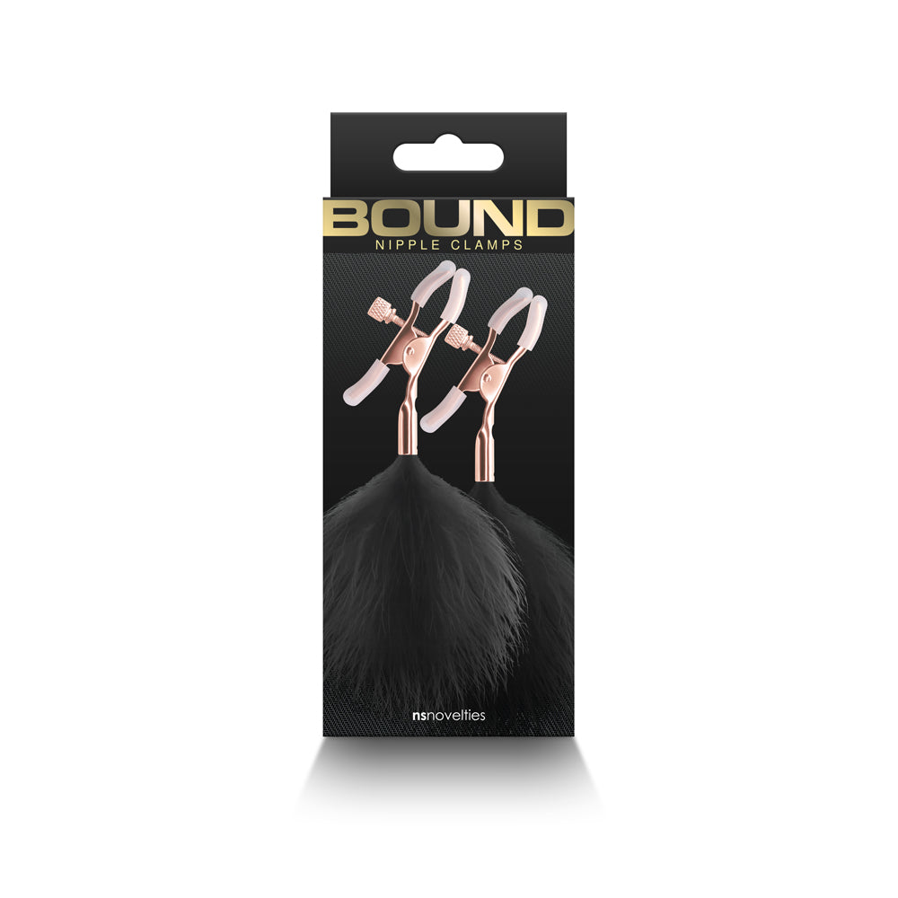 Bound Nipple Clamps F1 Black | 657447106828 | Discreet Personal Wellness