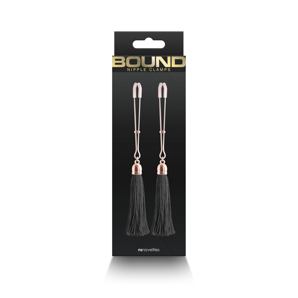 Bound Nipple Clamps T1 Black | 657447106835 | Discreet Personal Wellness